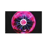 Plasma Ball Print Polyester Flag
