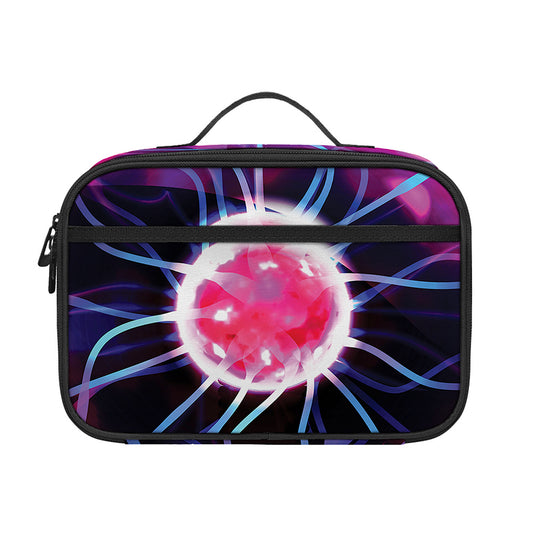 Plasma Ball Print Portable Lunch Bag