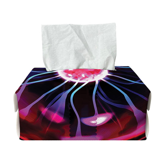 Plasma Ball Print Rectangle Tissue Box Cover