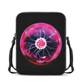Plasma Ball Print Rectangular Crossbody Bag