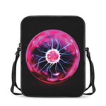 Plasma Ball Print Rectangular Crossbody Bag