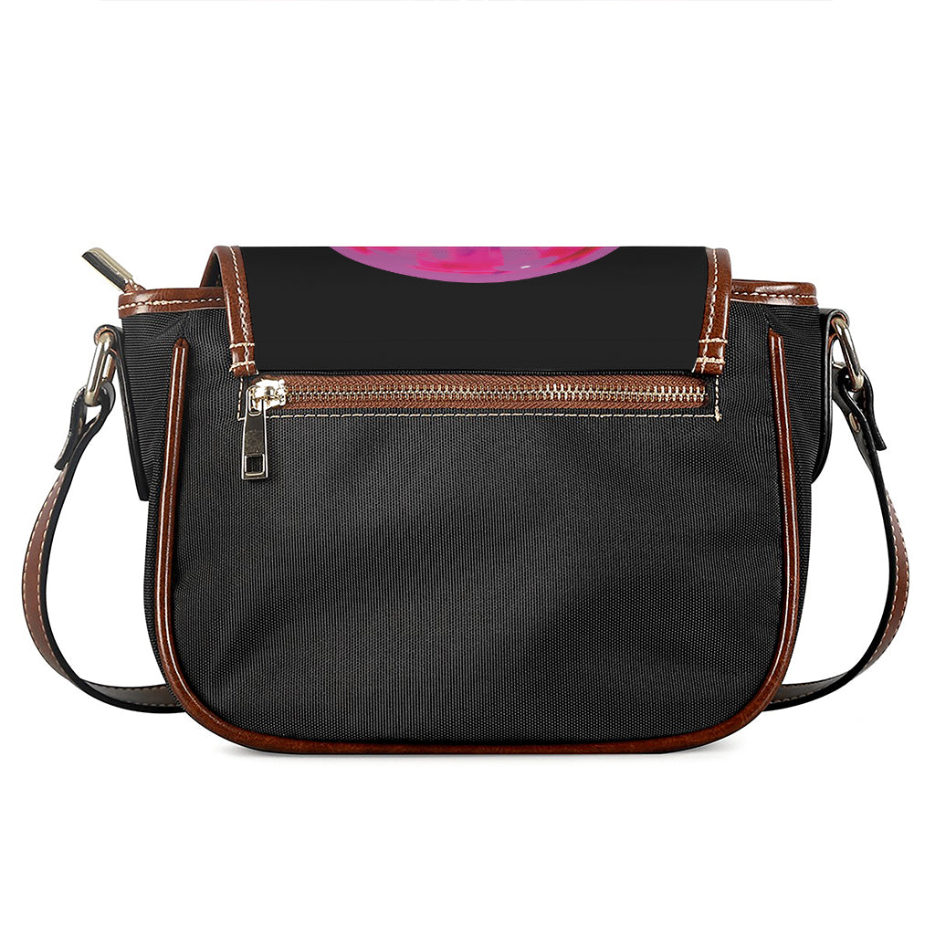 Plasma Ball Print Saddle Bag