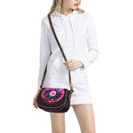 Plasma Ball Print Saddle Bag