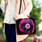 Plasma Ball Print Shoulder Strap Bible Bag