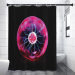 Plasma Ball Print Shower Curtain