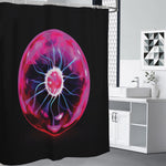 Plasma Ball Print Shower Curtain