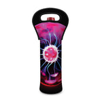 Plasma Ball Print Single Neoprene Wine Tote