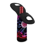 Plasma Ball Print Single Neoprene Wine Tote