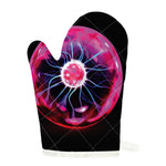 Plasma Ball Print Single Oven Mitt