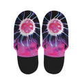 Plasma Ball Print Slippers