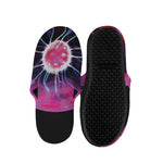 Plasma Ball Print Slippers