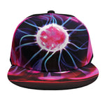 Plasma Ball Print Snapback Cap