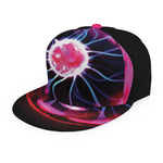 Plasma Ball Print Snapback Cap