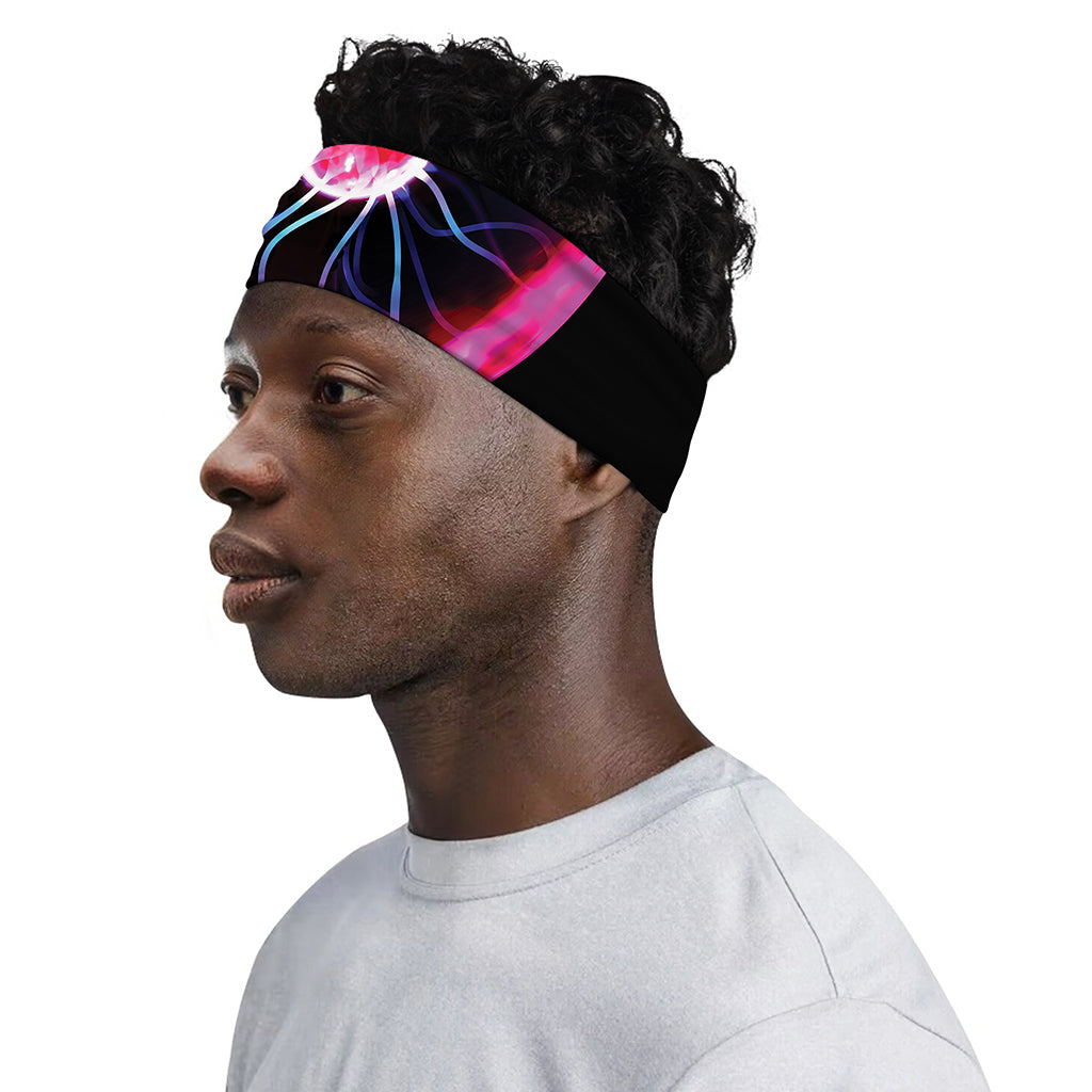 Plasma Ball Print Sports Headband