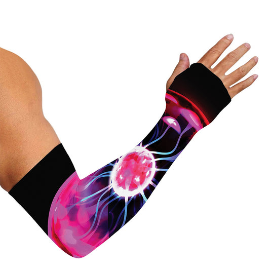 Plasma Ball Print Sun Protection Arm Sleeves