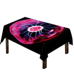 Plasma Ball Print Tablecloth