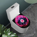 Plasma Ball Print Toilet Lid Cover