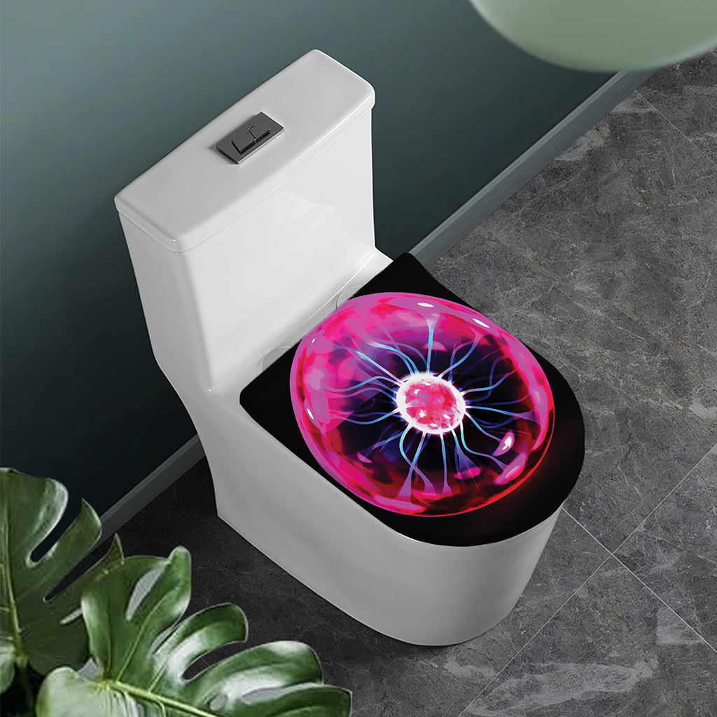 Plasma Ball Print Toilet Lid Cover