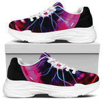Plasma Ball Print White Chunky Shoes