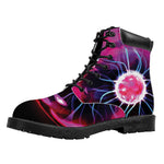 Plasma Ball Print Work Boots