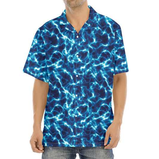 Plasma Energy Print Aloha Shirt