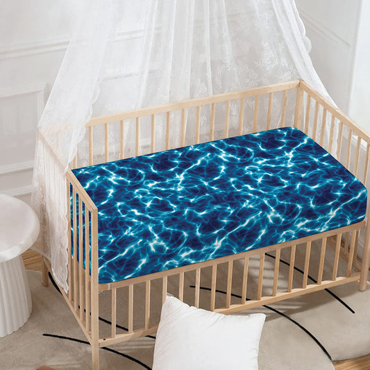Plasma Energy Print Baby Crib Sheet