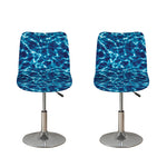 Plasma Energy Print Bar Stool Covers