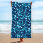 Plasma Energy Print Beach Towel