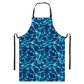 Plasma Energy Print Bib Apron With Pocket