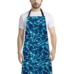 Plasma Energy Print Bib Apron With Pocket