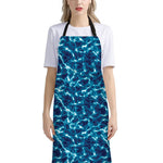 Plasma Energy Print Bib Apron With Pocket