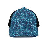 Plasma Energy Print Black Mesh Trucker Cap