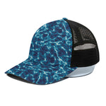 Plasma Energy Print Black Mesh Trucker Cap