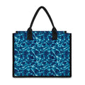 Plasma Energy Print Canvas Tote Bag