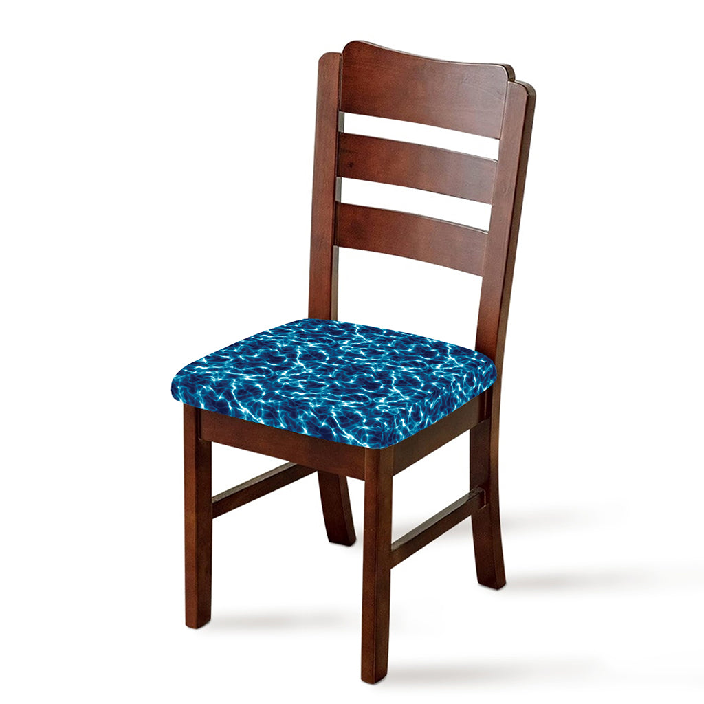 Plasma Energy Print Chair Cushion Cover