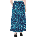 Plasma Energy Print Chiffon Maxi Skirt