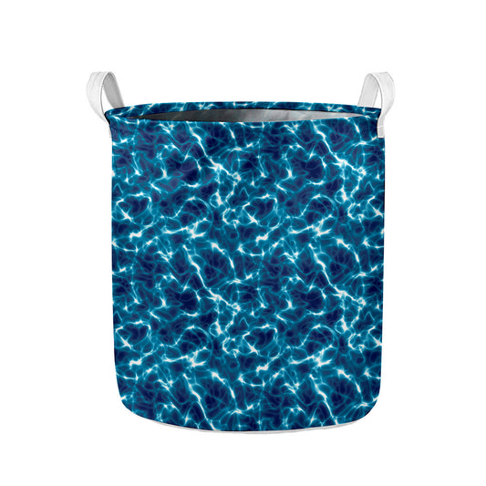 Plasma Energy Print Collapsible Laundry Basket