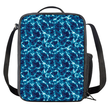 Plasma Energy Print Crossbody Lunch Bag