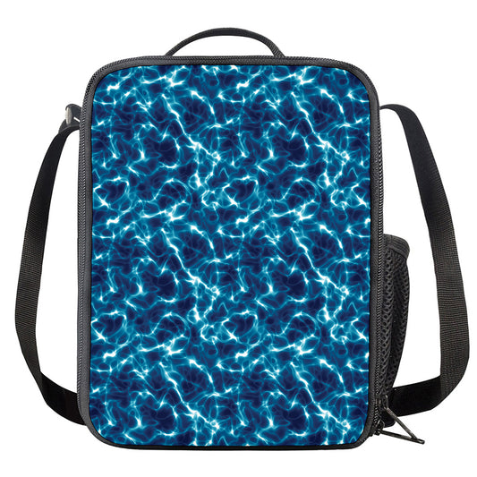 Plasma Energy Print Crossbody Lunch Bag