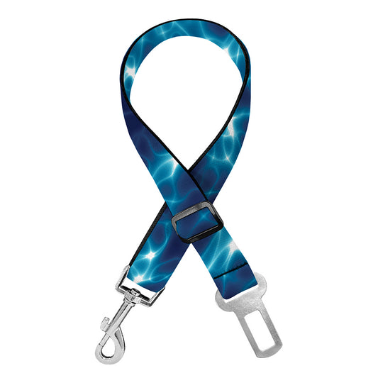 Plasma Energy Print Dog Seat Belt