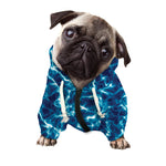 Plasma Energy Print Dog Zip Up Hoodie