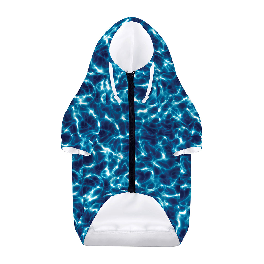 Plasma Energy Print Dog Zip Up Hoodie