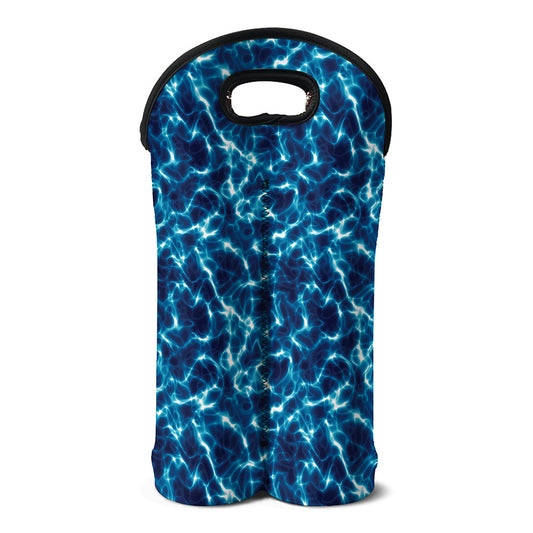 Plasma Energy Print Double Neoprene Wine Tote
