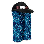 Plasma Energy Print Double Neoprene Wine Tote