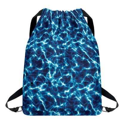 Plasma Energy Print Drawstring Backpack