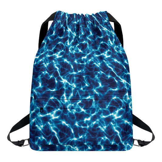 Plasma Energy Print Drawstring Backpack