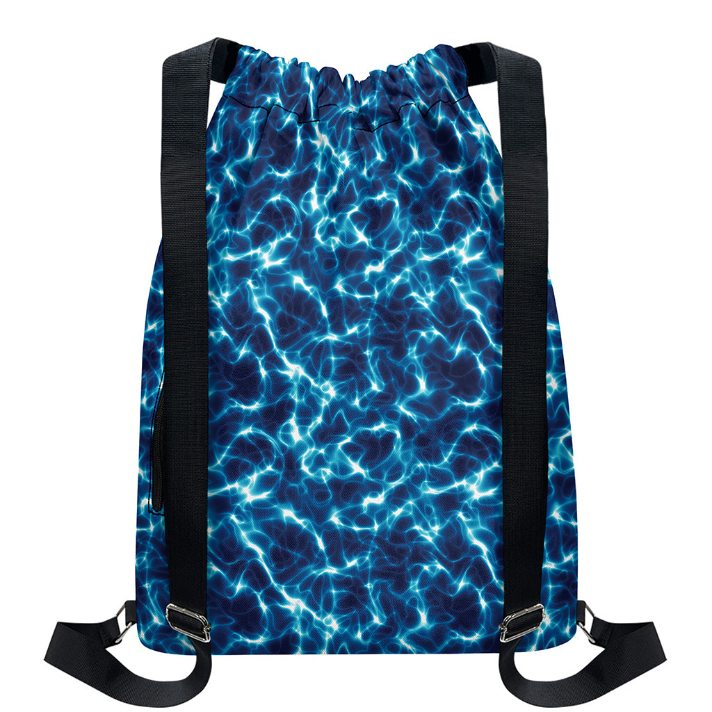 Plasma Energy Print Drawstring Backpack
