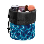 Plasma Energy Print Drawstring Makeup Bag