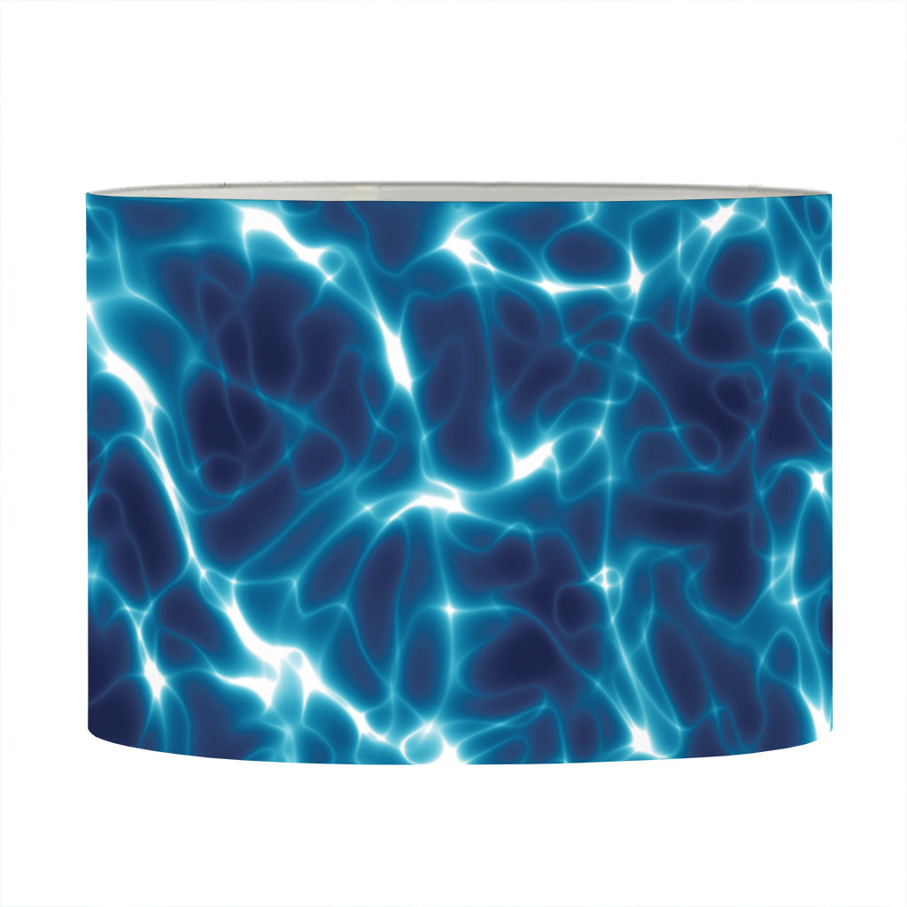 Plasma Energy Print Drum Lamp Shade