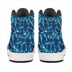 Plasma Energy Print High Top Leather Sneakers